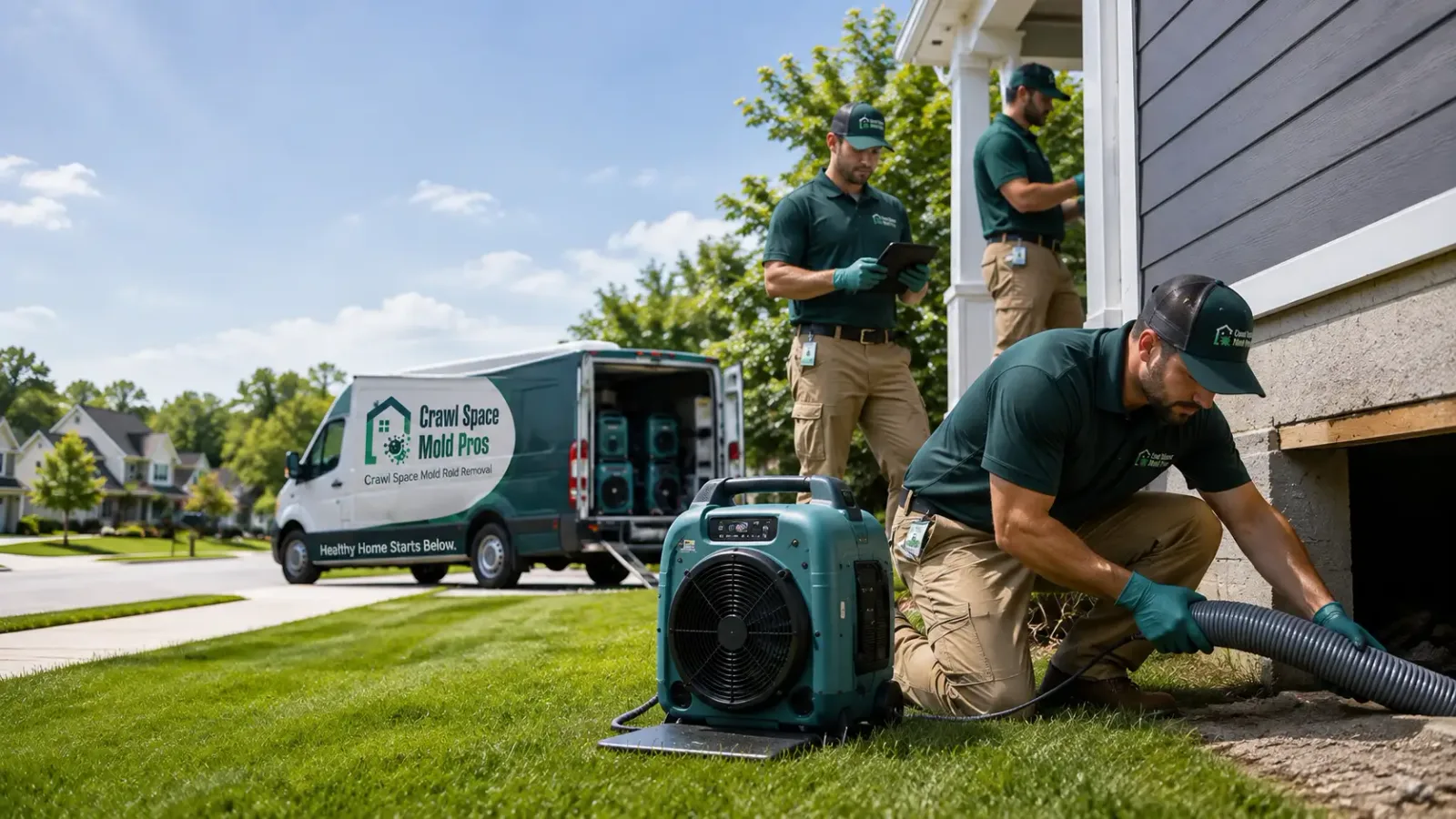 Crawl Space Mold Removal in Cable, WI